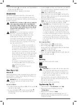 Preview for 60 page of DeWalt DWV901L Series Original Instructions Manual