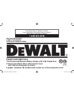 Preview for 2 page of DeWalt DXAEC210 Instruction Manual