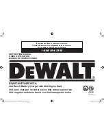 Preview for 1 page of DeWalt DXAEC80 Instruction Manual