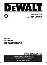 Preview for 1 page of DeWalt DXF2490 Instruction Manual