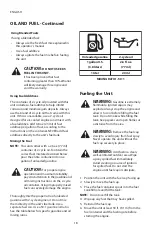 Preview for 18 page of DeWalt DXGHT22 Operator'S Manual