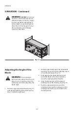 Preview for 22 page of DeWalt DXGHT22 Operator'S Manual