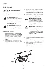 Preview for 76 page of DeWalt DXGHT22 Operator'S Manual