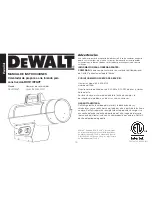 Preview for 32 page of DeWalt DXH170FAVT Instruction Manual