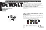 Preview for 24 page of DeWalt DXKH080E Instruction Manual