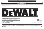 Preview for 25 page of DeWalt DXKH080E Instruction Manual