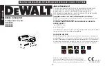 Preview for 36 page of DeWalt DXKH080E Instruction Manual