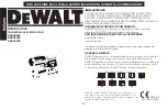 Preview for 48 page of DeWalt DXKH080E Instruction Manual