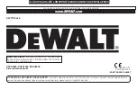 Preview for 61 page of DeWalt DXKH080E Instruction Manual