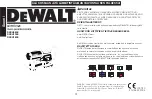 Preview for 72 page of DeWalt DXKH080E Instruction Manual