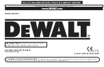 Preview for 85 page of DeWalt DXKH080E Instruction Manual