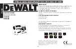 Preview for 108 page of DeWalt DXKH080E Instruction Manual