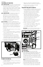 Preview for 54 page of DeWalt DXSP190681 Instruction Manual