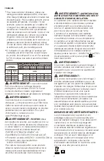 Preview for 25 page of DeWalt DXV12P-QTA Instruction Manual