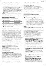 Preview for 23 page of DeWalt Pro Landscaping DCM586 Original Instructions Manual