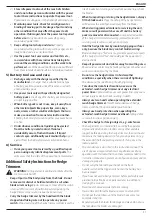 Preview for 33 page of DeWalt Pro Landscaping DCM586 Original Instructions Manual