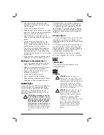 Preview for 109 page of DeWalt SDS MAX D25762 Original Instructions Manual
