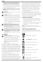 Preview for 6 page of DeWalt XR DCB115 Original Instructions Manual