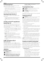 Preview for 40 page of DeWalt XR DCE800 Original Instructions Manual