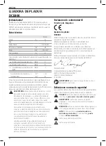 Preview for 42 page of DeWalt XR DCE800 Original Instructions Manual