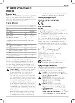 Preview for 153 page of DeWalt XR DCE800 Original Instructions Manual