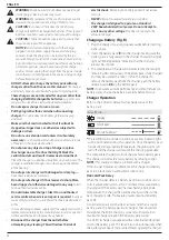 Preview for 36 page of DeWalt XR DCG200 Manual