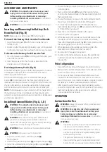 Preview for 40 page of DeWalt XR DCG200 Manual