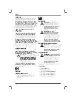 Preview for 18 page of DeWalt XR DCS331 Original Instructions Manual