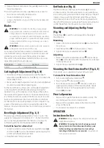 Preview for 15 page of DeWalt XR DCS512 Original Instructions Manual