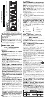 Preview for 1 page of DeWalt XR Li-Ion DCD740 Instruction Manual