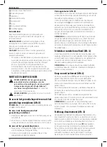 Preview for 82 page of DeWalt XR Li-Ion DCD771 Original Instructions Manual