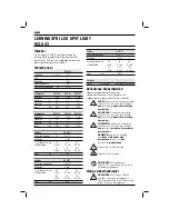 Preview for 4 page of DeWalt XR LI-ION DCL043 Original Instructions Manual