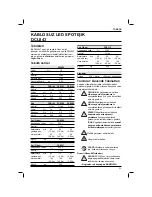 Preview for 101 page of DeWalt XR LI-ION DCL043 Original Instructions Manual