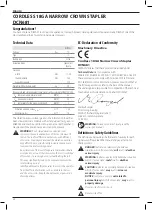 Preview for 30 page of DeWalt XR LI-ION DCN681 Original Instructions Manual