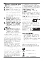 Preview for 36 page of DeWalt XR LI-ION DCN681 Original Instructions Manual