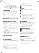 Preview for 40 page of DeWalt XR LI-ION DCN681 Original Instructions Manual