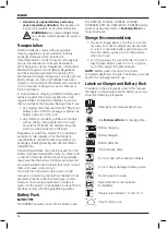 Preview for 38 page of DeWalt XR Li-ION DCP580 Manual