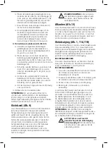 Preview for 95 page of DeWalt XR Li-ION DCP580 Manual