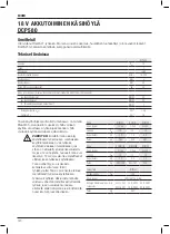 Preview for 122 page of DeWalt XR Li-ION DCP580 Manual