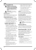 Preview for 144 page of DeWalt XR Li-ION DCP580 Manual