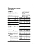 Preview for 32 page of DeWalt XR Li-Ion DCS320 Manual