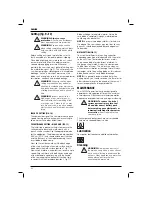 Preview for 42 page of DeWalt XR Li-Ion DCS320 Manual