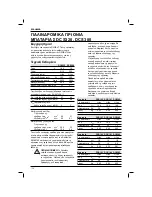 Preview for 160 page of DeWalt XR Li-Ion DCS320 Manual