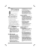 Preview for 22 page of DeWalt XR Li-Ion DCT418 Original Instructions Manual