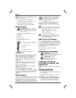 Preview for 98 page of DeWalt XR Li-Ion DCT418 Original Instructions Manual