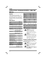 Preview for 142 page of DeWalt XR Li-Ion DCT418 Original Instructions Manual