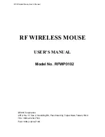 Dexin RFWP0102 User Manual preview