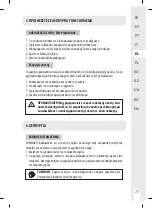 Preview for 77 page of Dexter Laundry 220MFS2.5 Instruction Manual