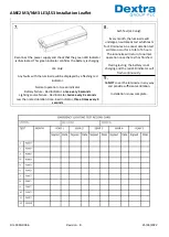 Preview for 2 page of Dextra AME2 M3 LE3 Installation Leaflet