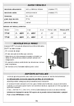 Preview for 74 page of DGFLOW DGFIT Series Operator And  Maintenance Manual